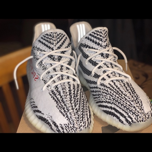Yeezy boost zebra Etsy